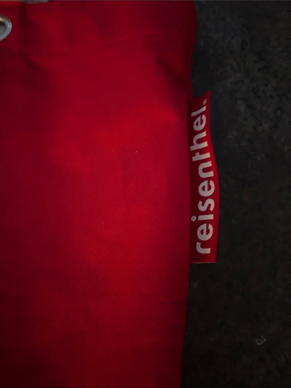 Reisenthel Motherchildbag Red Canvas Tote Bag with White Handles
